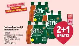 Delhaize Bruisend natuurlijk mineraalwater aanbieding