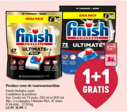 Delhaize Product voor de vaatwasmachine aanbieding
