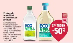 Delhaize Ecologisch wasmiddel of onderhoudsproduct aanbieding