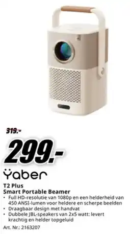 MediaMarkt Yaber T2 Plus Smart Portable Beamer aanbieding
