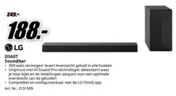 MediaMarkt LG DS60T Soundbar aanbieding