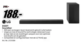 LG DS60T Soundbar