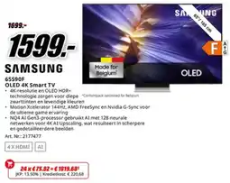 MediaMarkt Samsung 65S90F OLED 4K Smart TV aanbieding