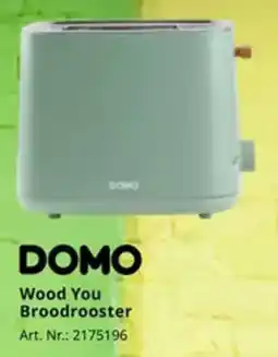 MediaMarkt Domo Wood You Broodrooster aanbieding