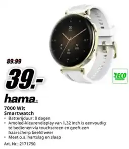 MediaMarkt Hama 7000 Wit Smartwatch aanbieding