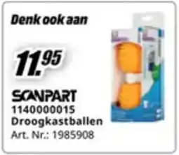 MediaMarkt Scanpart 1140000015 Droogkastballen aanbieding