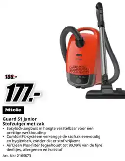 MediaMarkt Miele Guard S1 Junior Stofzuiger met zak aanbieding