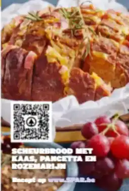 Spar Scheurbrood met kaas, pancetta en rozemarijn aanbieding