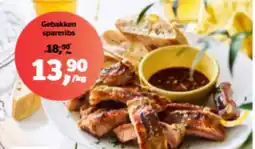 Spar Gebakken spareribs aanbieding