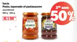 Spar Sacla Pesto, tapenade of pastasauzen assortiment aanbieding