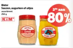 Spar Bister Sauzen, augurken of uitjes assortiment aanbieding
