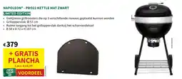 Horta Napoleon Pro22 Kettle Mat Zwart aanbieding