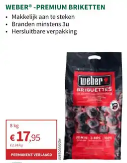 Horta Weber Premium Briketten aanbieding