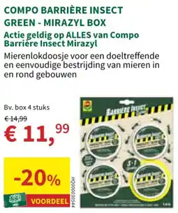 Horta Compo Barrière Insect Green Mirazyl Box aanbieding