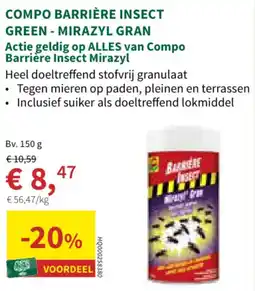 Horta Compo Barrière Insect Green Mirazyl Gran aanbieding