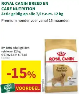Horta Royal Canin Breed en Care Nutrition aanbieding