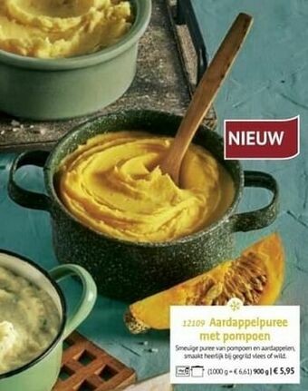 Bofrost Aardappelpuree met pompoen aanbieding
