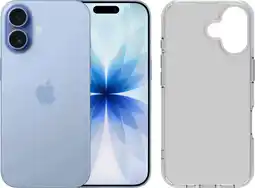 Coolblue Apple iPhone 17 256GB Blauw + BlueBuilt Protective Back Cover Transparant aanbieding