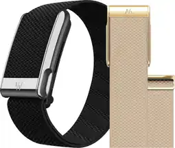 Coolblue WHOOP MG Life Zwart Abonnement 1 Jaar + WHOOP MG SuperKnit Luxe Band Donkerblauw aanbieding