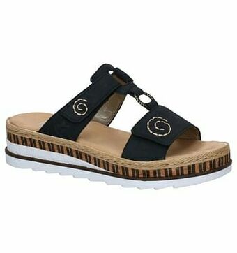 Torfs Rieker Blauwe Slippers aanbieding