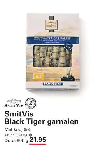 SmitVis Black Tiger garnalen