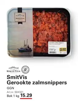 Sligro SmitVis Gerookte zalmsnippers aanbieding