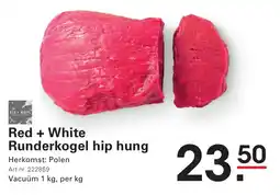 Sligro Red + White Runderkogel hip hung aanbieding