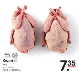 Sligro Kwartel Heel aanbieding