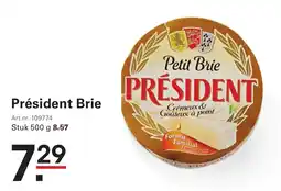 Sligro Président Brie aanbieding