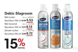 Sligro Debic Slagroom aanbieding