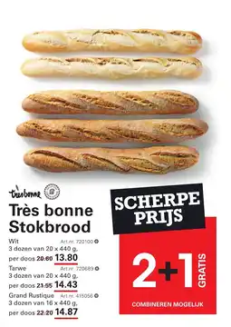 Sligro Très bonne Stokbrood aanbieding