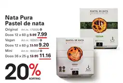 Sligro Nata Pura Pastel de nata aanbieding