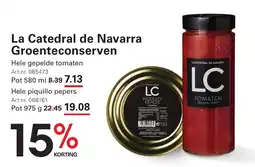 Sligro La Catedral de Navarra Groenteconserven aanbieding