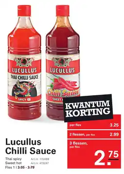 Sligro Lucullus Chilli Sauce aanbieding