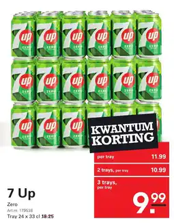 Sligro 7 Up Zero aanbieding
