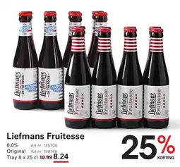 Sligro Liefmans Fruitesse aanbieding