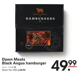Sligro Dawn Meats Black Angus hamburger aanbieding
