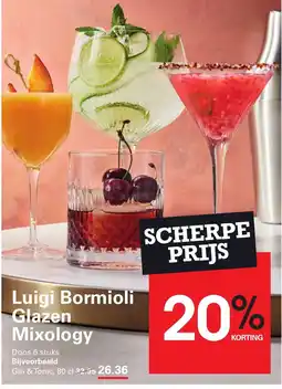 Sligro Luigi Bormioli Glazen Mixology aanbieding