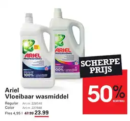 Sligro Ariel Vloeibaar wasmiddel aanbieding