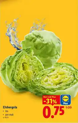 Lidl IJsbergsla aanbieding