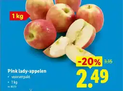 Lidl Pink Lady Appelen aanbieding