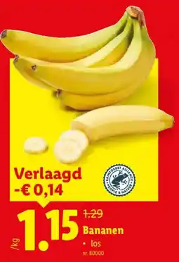 Lidl Bananen aanbieding