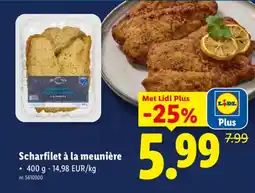 Lidl Scharfilet à La Meunière aanbieding