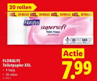 Lidl Floralys Toiletpapier XXL aanbieding