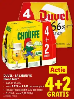 Lidl Duvel - La Chouffe Blond Bier aanbieding