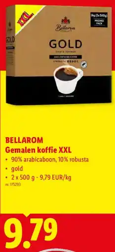 Lidl Bellarom Gemalen Koffie XXL aanbieding