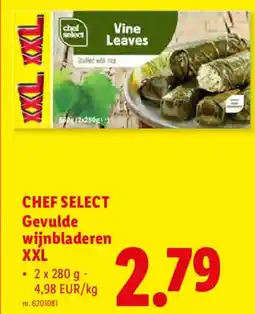 Lidl Chef Select Gevulde Wijnbladeren XXL aanbieding