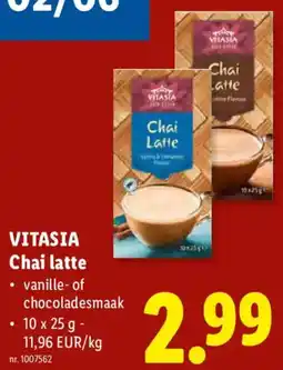 Lidl Vitasia Chai Latte aanbieding