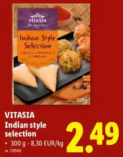 Lidl Vitasia Indian style selection aanbieding