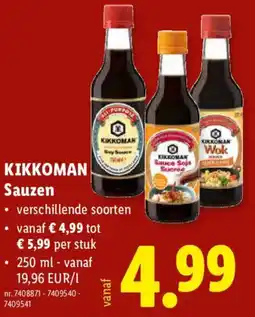 Lidl Kikkoman Sauzen aanbieding